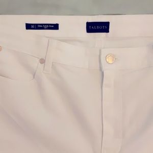Talbots White stretch jeans